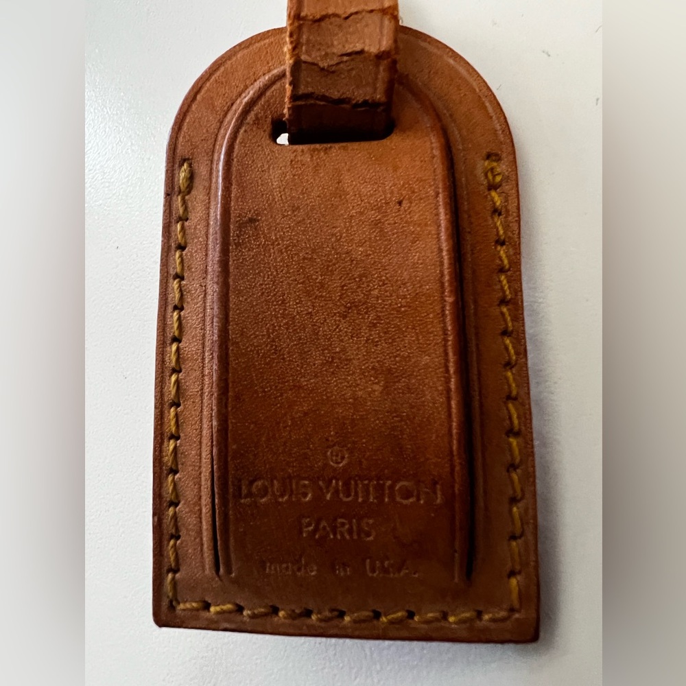 Louis Vuitton luggage tag